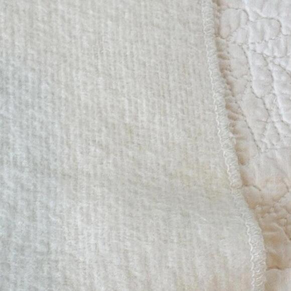 Baby Blanket Feel Striped Blue Aqua Red Vintage Camping Blanket Style But SOFT - Picture 10 of 15